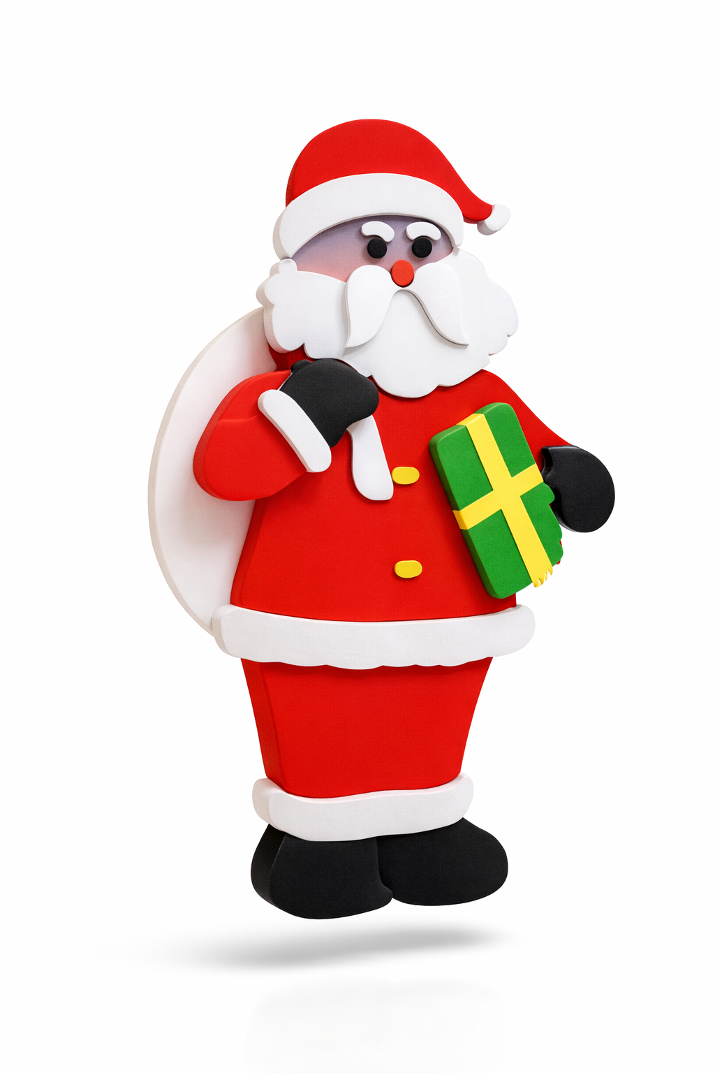 Logo din polistiren montat în recepția unei firme